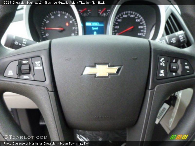 Silver Ice Metallic / Light Titanium/Jet Black 2015 Chevrolet Equinox LS