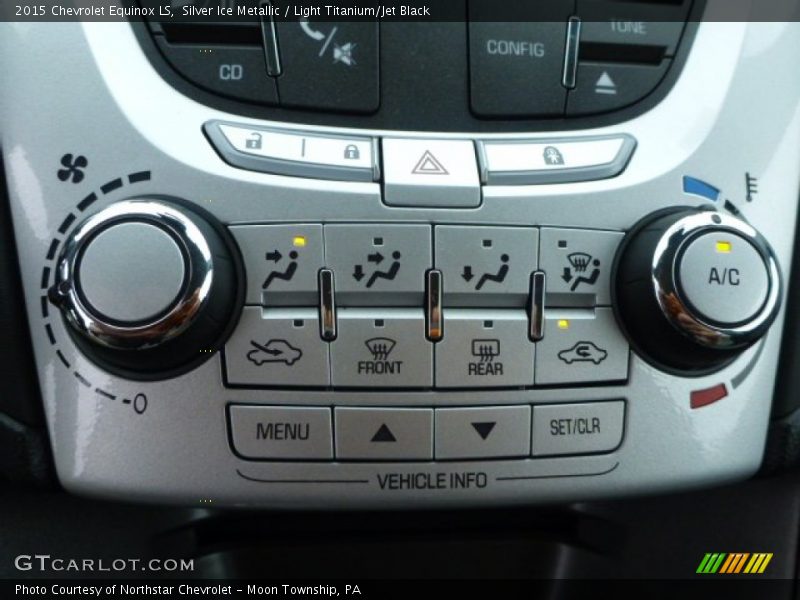 Silver Ice Metallic / Light Titanium/Jet Black 2015 Chevrolet Equinox LS