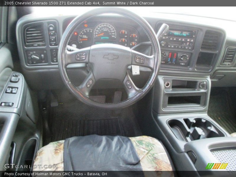 Summit White / Dark Charcoal 2005 Chevrolet Silverado 1500 Z71 Extended Cab 4x4