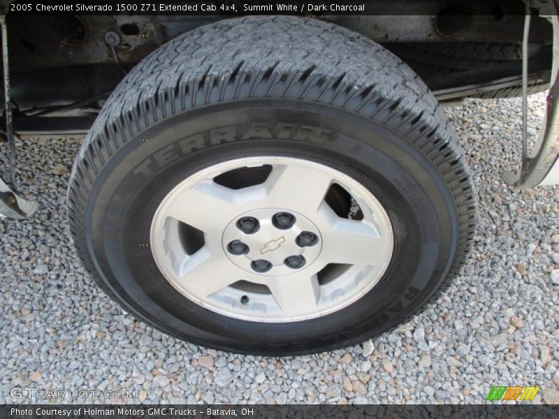 Summit White / Dark Charcoal 2005 Chevrolet Silverado 1500 Z71 Extended Cab 4x4
