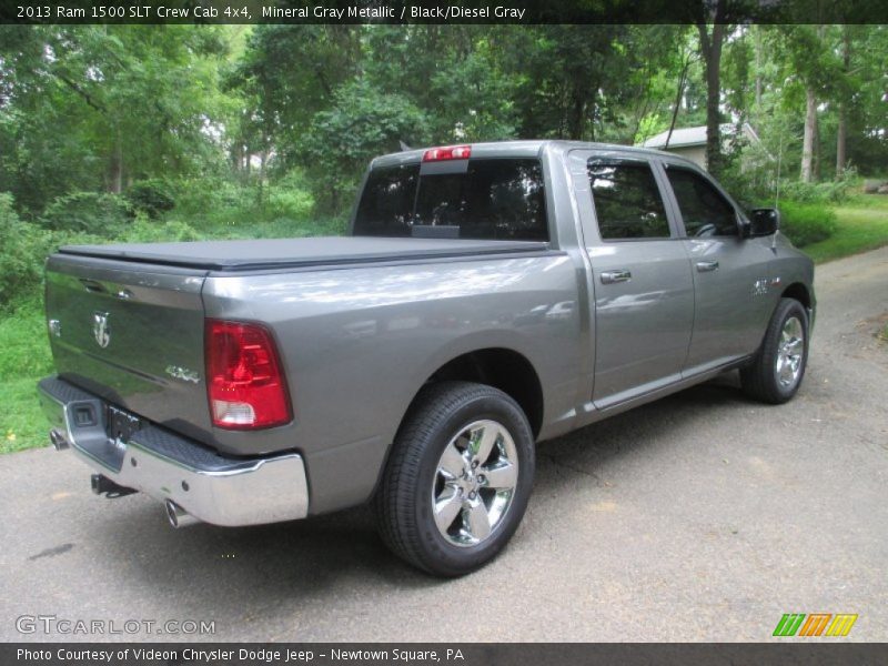 Mineral Gray Metallic / Black/Diesel Gray 2013 Ram 1500 SLT Crew Cab 4x4
