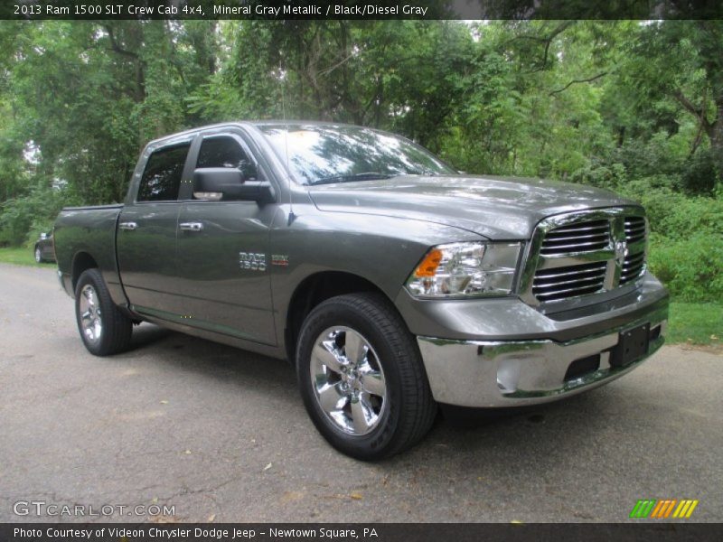 Mineral Gray Metallic / Black/Diesel Gray 2013 Ram 1500 SLT Crew Cab 4x4