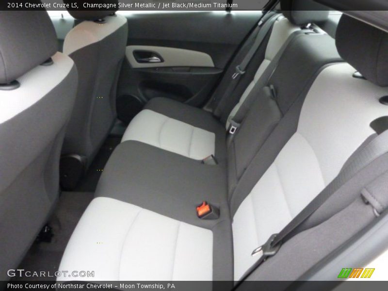 Champagne Silver Metallic / Jet Black/Medium Titanium 2014 Chevrolet Cruze LS