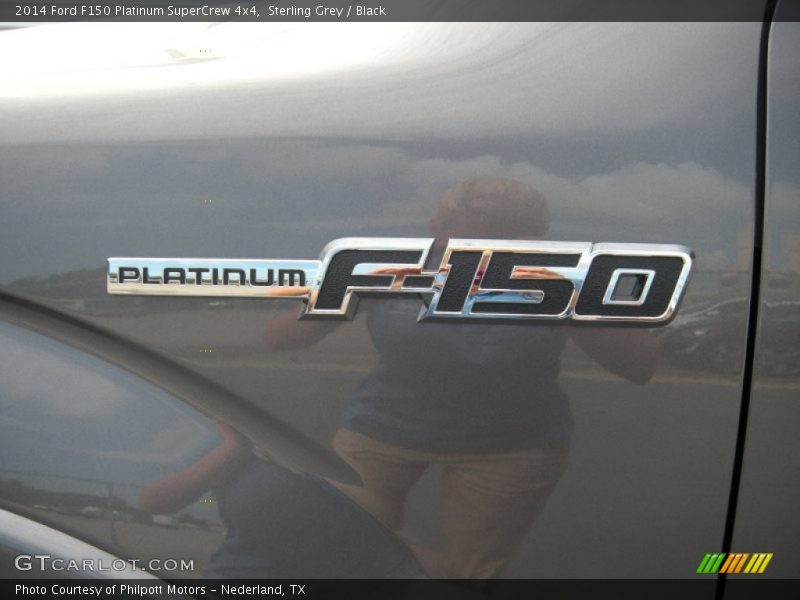 Sterling Grey / Black 2014 Ford F150 Platinum SuperCrew 4x4