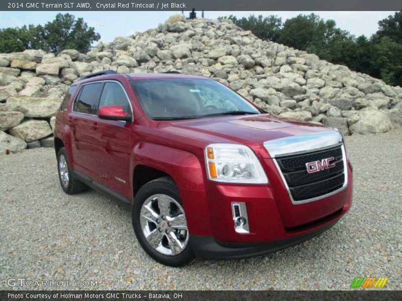 Crystal Red Tintcoat / Jet Black 2014 GMC Terrain SLT AWD