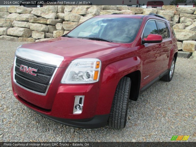 Crystal Red Tintcoat / Jet Black 2014 GMC Terrain SLT AWD