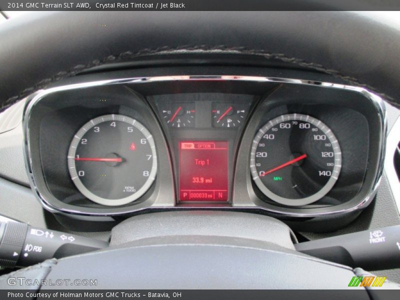Crystal Red Tintcoat / Jet Black 2014 GMC Terrain SLT AWD