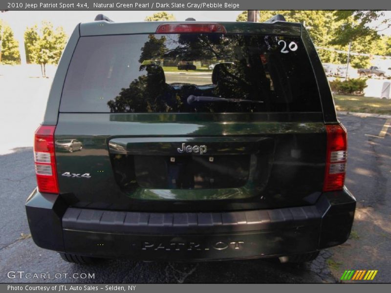 Natural Green Pearl / Dark Slate Gray/Pebble Beige 2010 Jeep Patriot Sport 4x4
