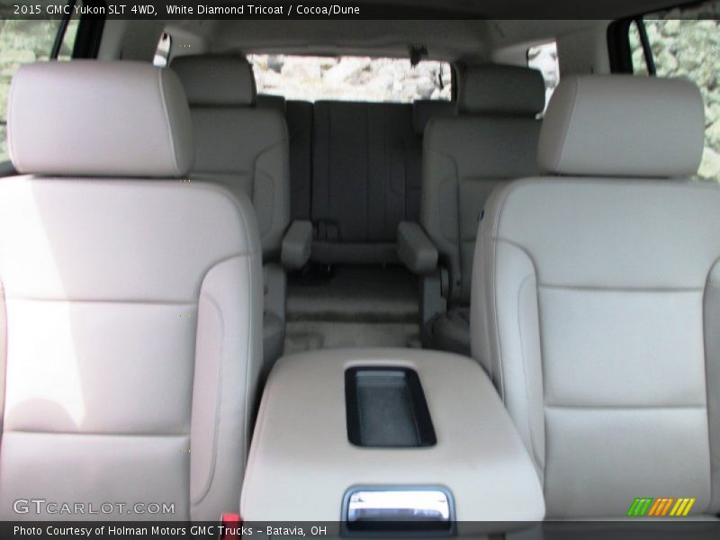 White Diamond Tricoat / Cocoa/Dune 2015 GMC Yukon SLT 4WD
