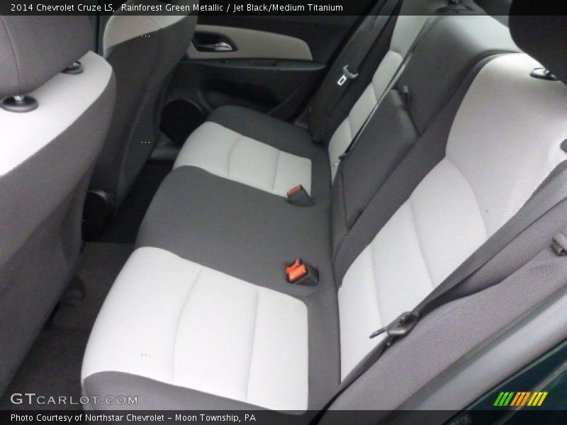 Rainforest Green Metallic / Jet Black/Medium Titanium 2014 Chevrolet Cruze LS