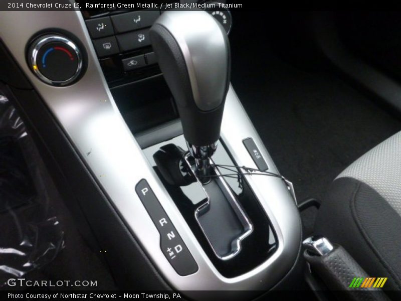 Rainforest Green Metallic / Jet Black/Medium Titanium 2014 Chevrolet Cruze LS