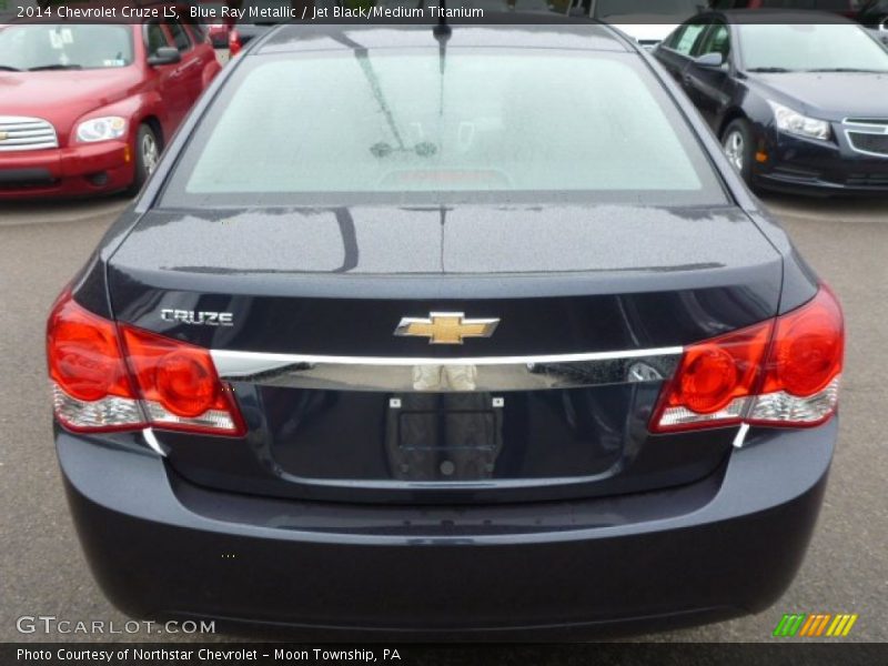Blue Ray Metallic / Jet Black/Medium Titanium 2014 Chevrolet Cruze LS