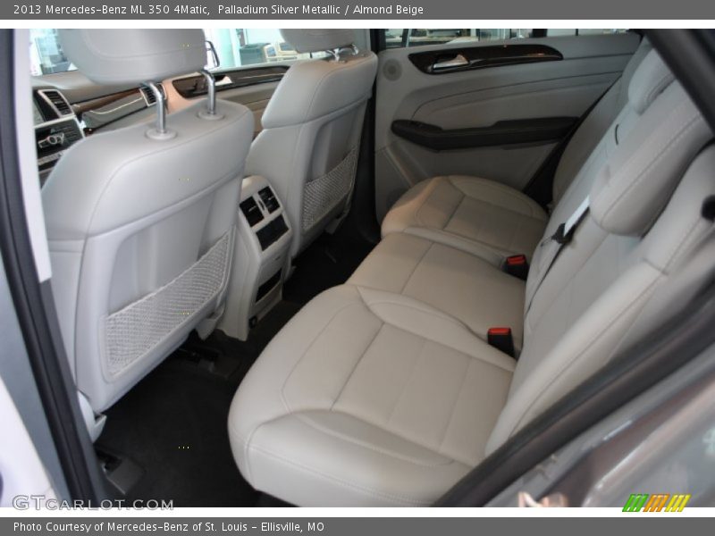 Palladium Silver Metallic / Almond Beige 2013 Mercedes-Benz ML 350 4Matic