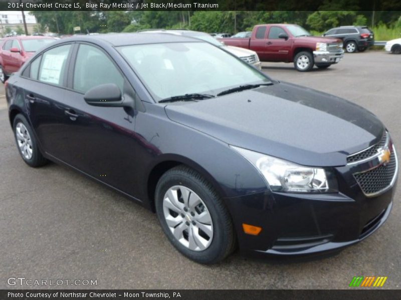 Blue Ray Metallic / Jet Black/Medium Titanium 2014 Chevrolet Cruze LS