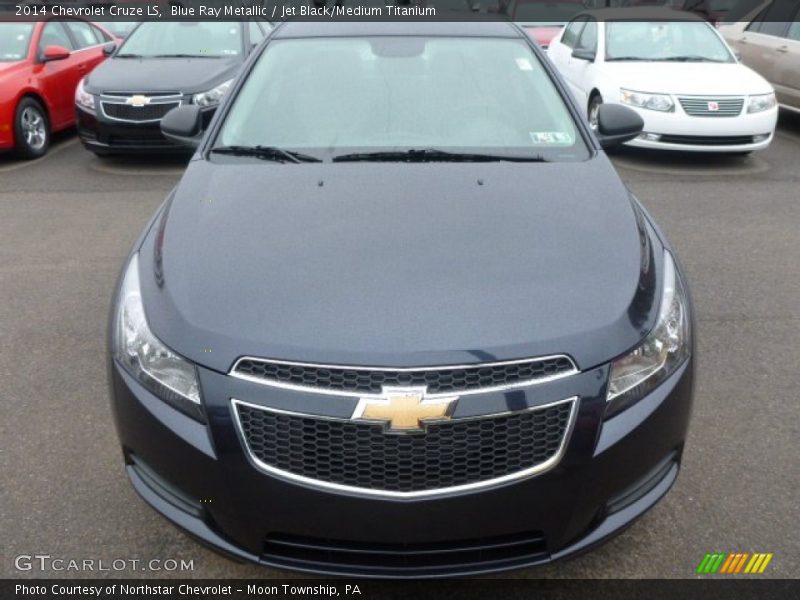 Blue Ray Metallic / Jet Black/Medium Titanium 2014 Chevrolet Cruze LS