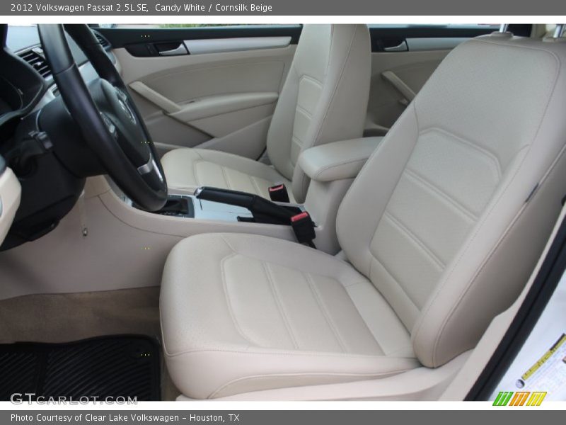 Candy White / Cornsilk Beige 2012 Volkswagen Passat 2.5L SE