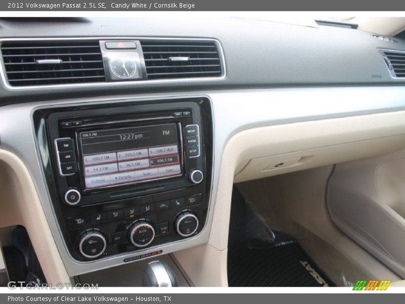 Candy White / Cornsilk Beige 2012 Volkswagen Passat 2.5L SE