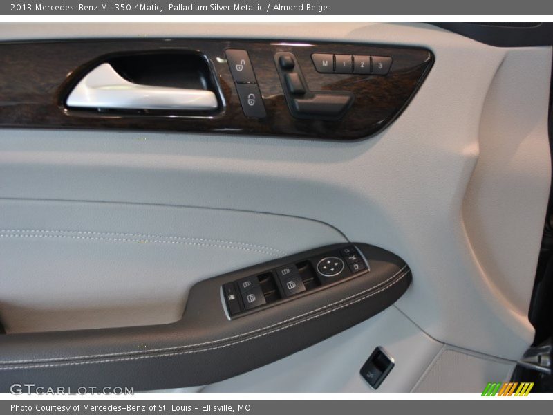 Palladium Silver Metallic / Almond Beige 2013 Mercedes-Benz ML 350 4Matic