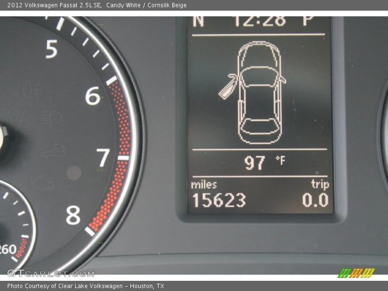 Candy White / Cornsilk Beige 2012 Volkswagen Passat 2.5L SE