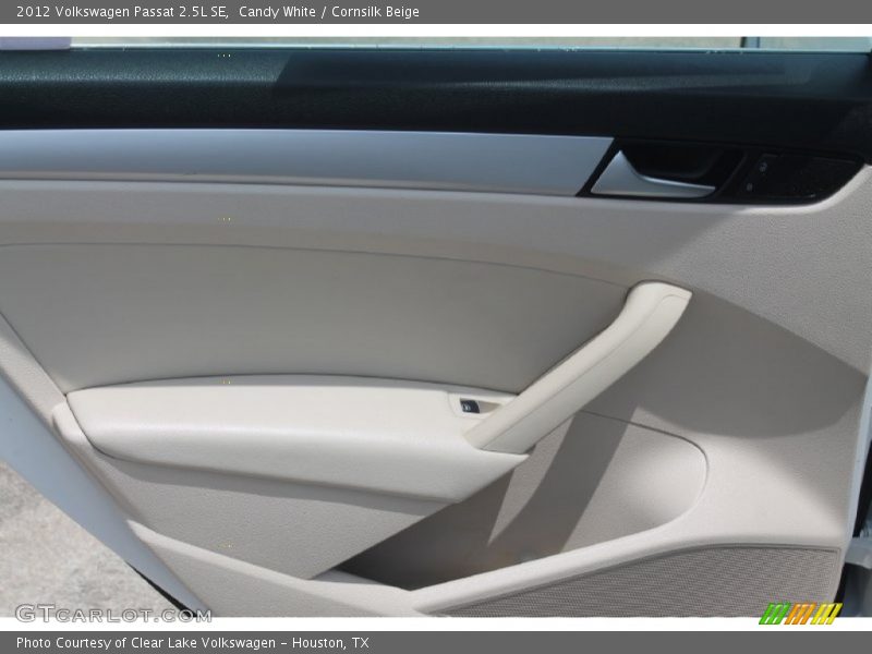 Candy White / Cornsilk Beige 2012 Volkswagen Passat 2.5L SE