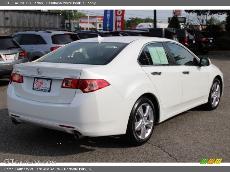 Bellanova White Pearl / Ebony 2012 Acura TSX Sedan