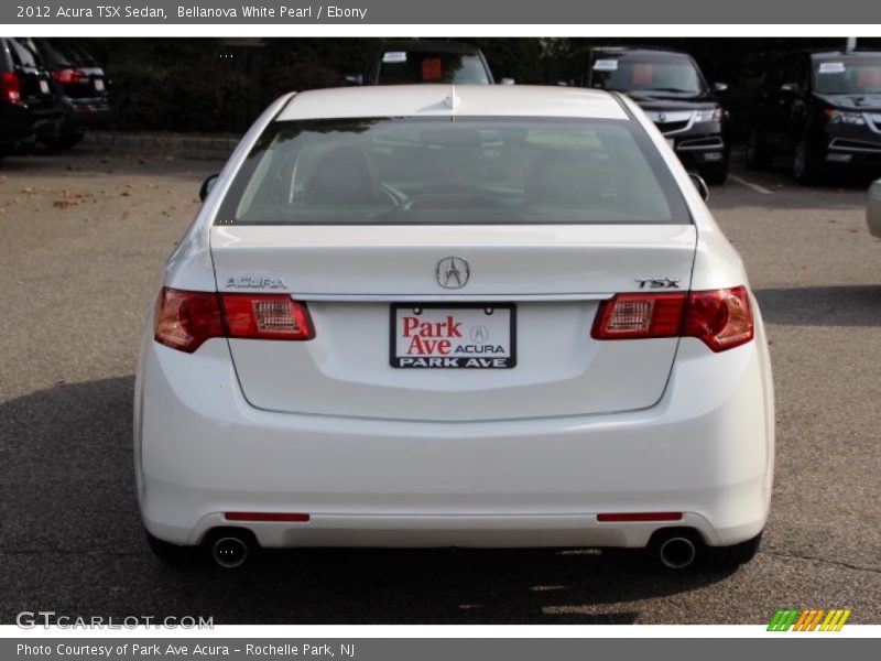 Bellanova White Pearl / Ebony 2012 Acura TSX Sedan
