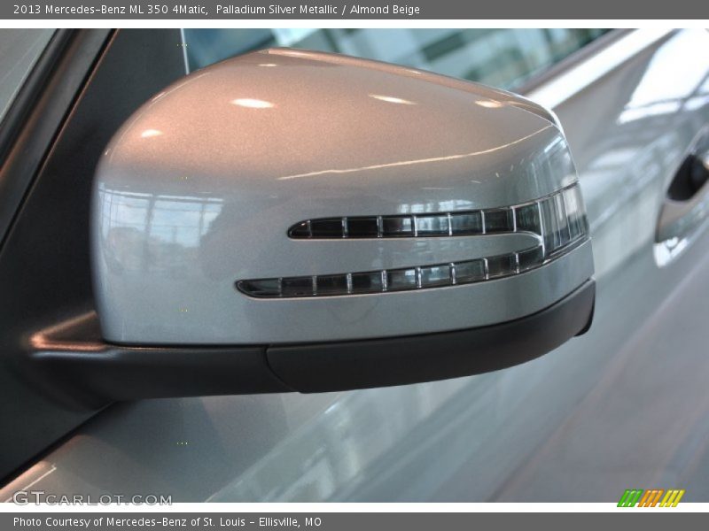 Palladium Silver Metallic / Almond Beige 2013 Mercedes-Benz ML 350 4Matic