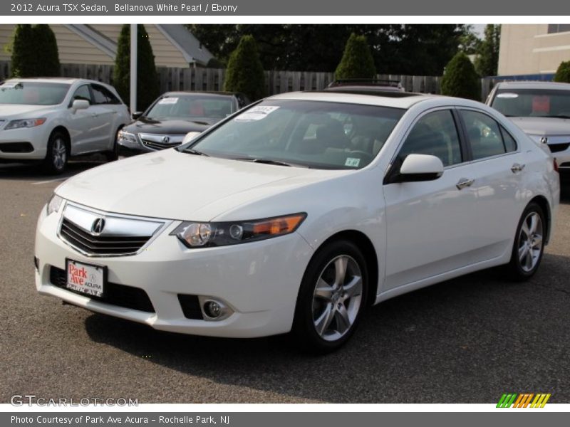 Bellanova White Pearl / Ebony 2012 Acura TSX Sedan