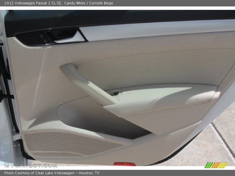 Candy White / Cornsilk Beige 2012 Volkswagen Passat 2.5L SE