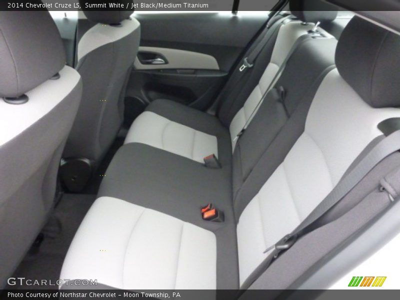 Summit White / Jet Black/Medium Titanium 2014 Chevrolet Cruze LS