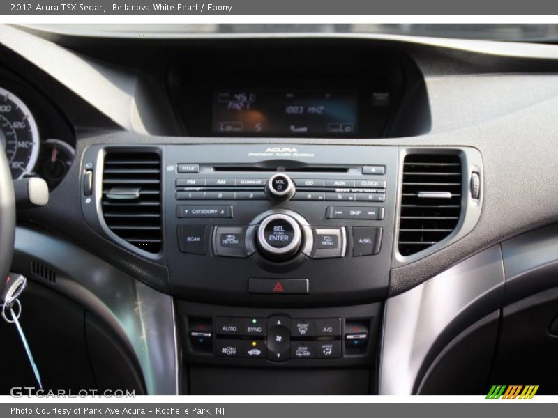 Bellanova White Pearl / Ebony 2012 Acura TSX Sedan