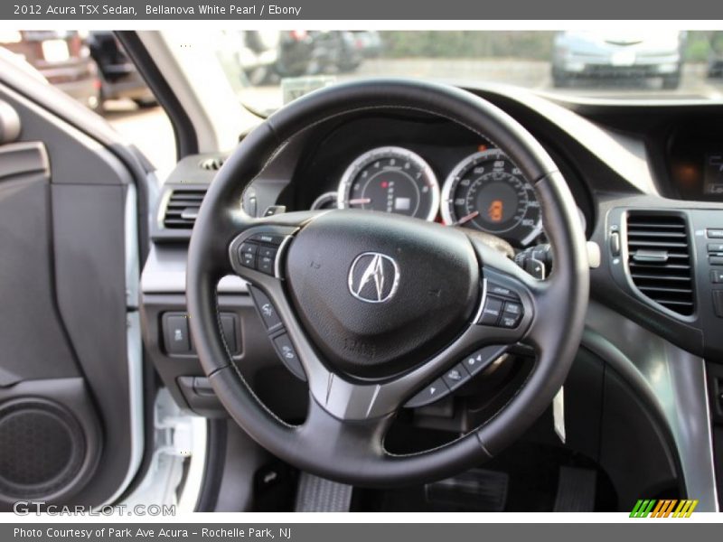 Bellanova White Pearl / Ebony 2012 Acura TSX Sedan