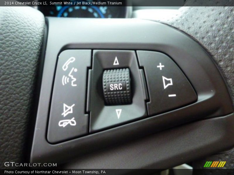 Summit White / Jet Black/Medium Titanium 2014 Chevrolet Cruze LS