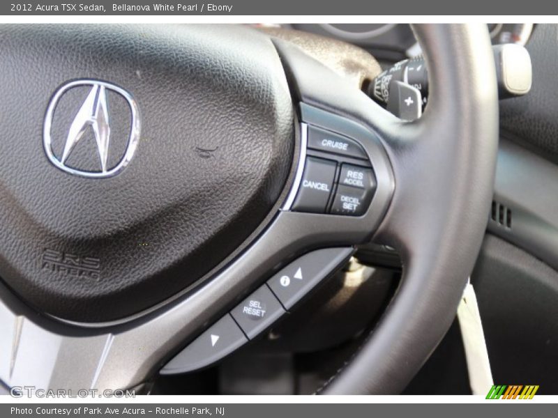 Bellanova White Pearl / Ebony 2012 Acura TSX Sedan