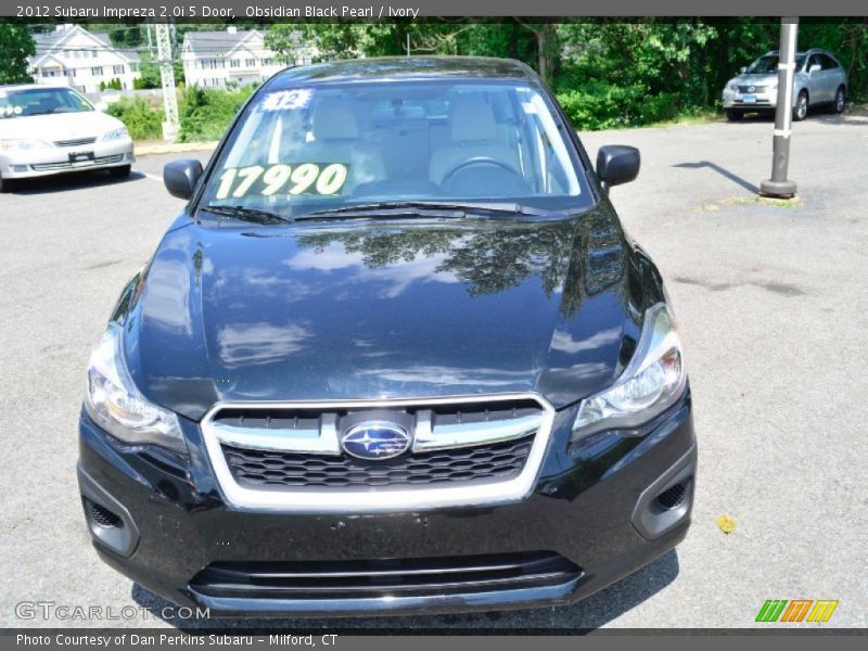 Obsidian Black Pearl / Ivory 2012 Subaru Impreza 2.0i 5 Door