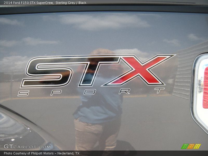 Sterling Grey / Black 2014 Ford F150 STX SuperCrew