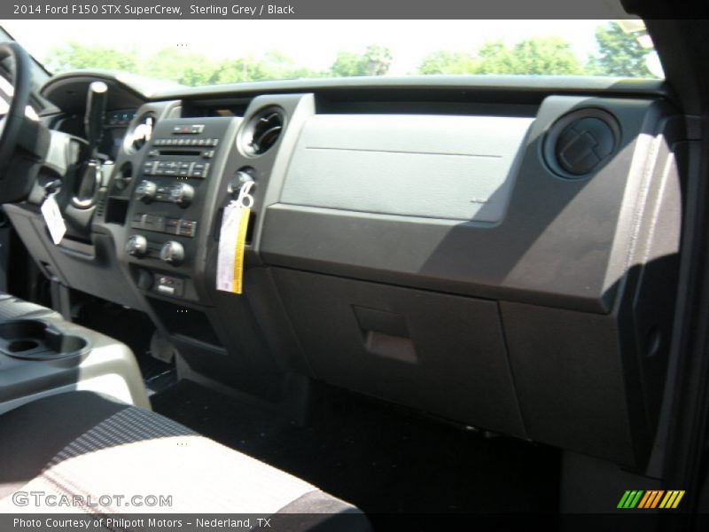 Sterling Grey / Black 2014 Ford F150 STX SuperCrew