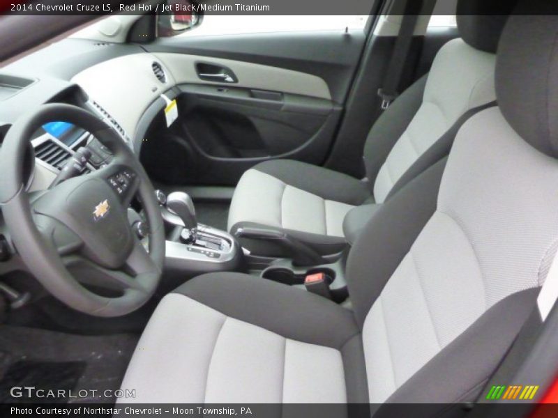 Red Hot / Jet Black/Medium Titanium 2014 Chevrolet Cruze LS