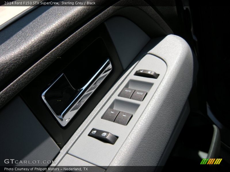 Sterling Grey / Black 2014 Ford F150 STX SuperCrew