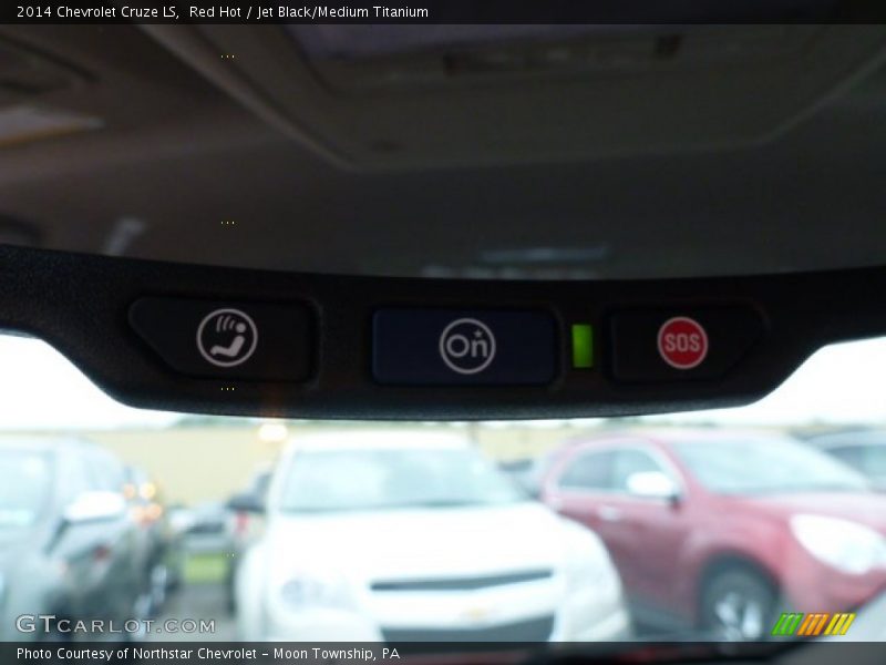 Red Hot / Jet Black/Medium Titanium 2014 Chevrolet Cruze LS