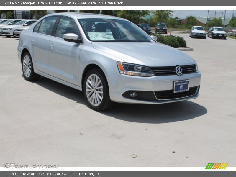 Reflex Silver Metallic / Titan Black 2014 Volkswagen Jetta SEL Sedan