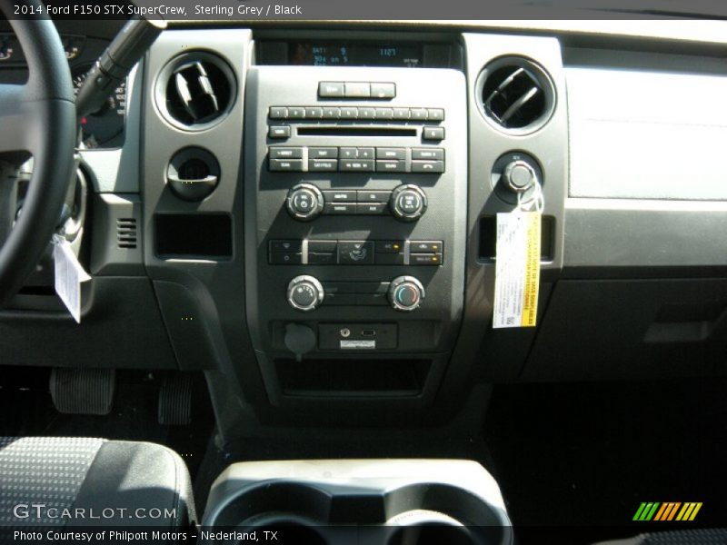 Sterling Grey / Black 2014 Ford F150 STX SuperCrew