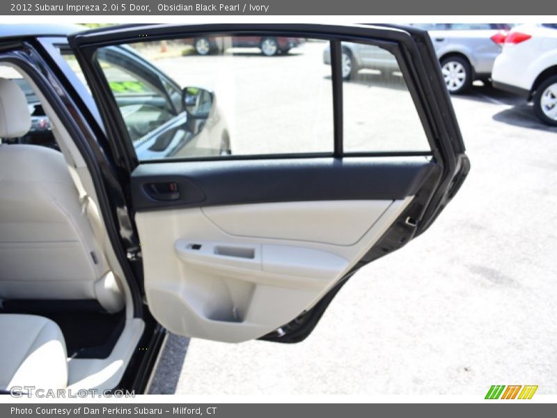 Obsidian Black Pearl / Ivory 2012 Subaru Impreza 2.0i 5 Door