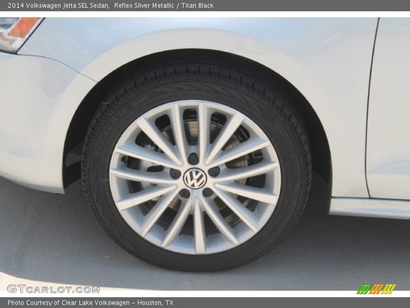 Reflex Silver Metallic / Titan Black 2014 Volkswagen Jetta SEL Sedan