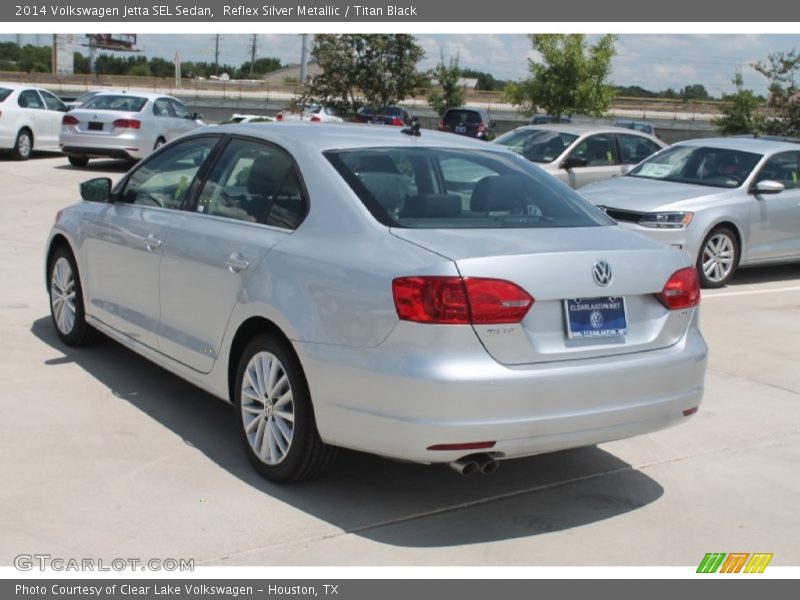 Reflex Silver Metallic / Titan Black 2014 Volkswagen Jetta SEL Sedan