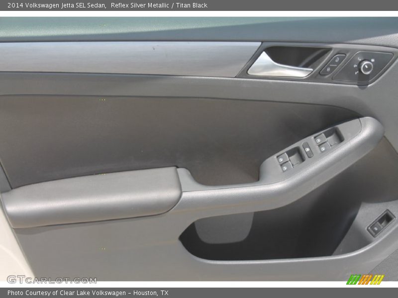Reflex Silver Metallic / Titan Black 2014 Volkswagen Jetta SEL Sedan
