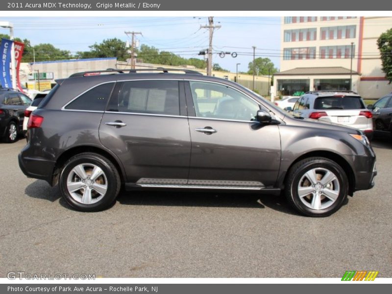 Grigio Metallic / Ebony 2011 Acura MDX Technology
