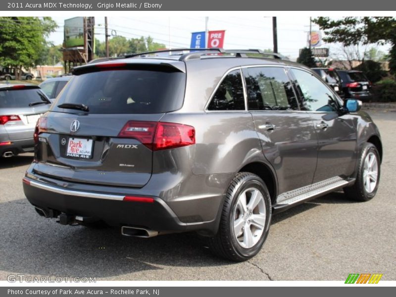 Grigio Metallic / Ebony 2011 Acura MDX Technology