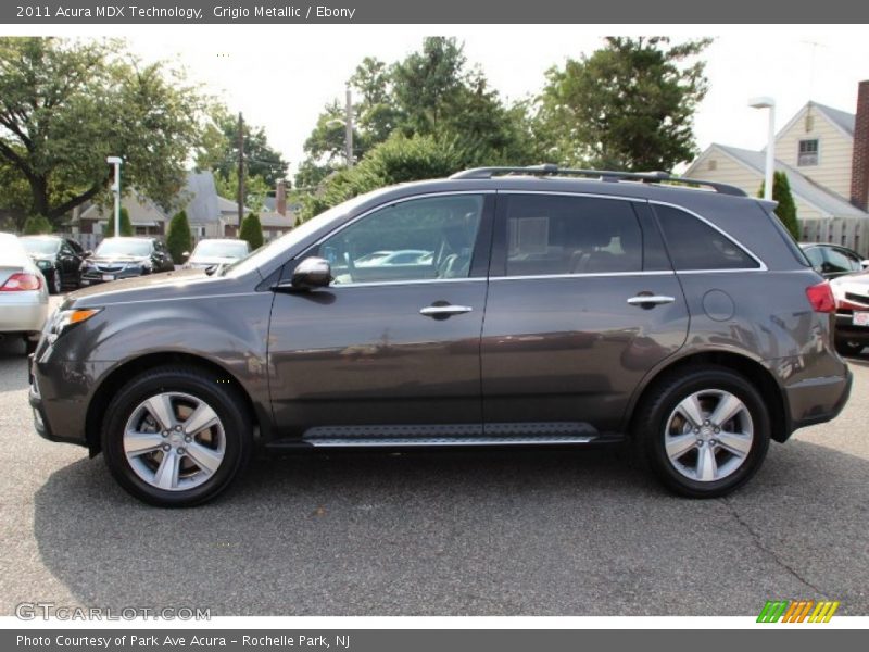 Grigio Metallic / Ebony 2011 Acura MDX Technology