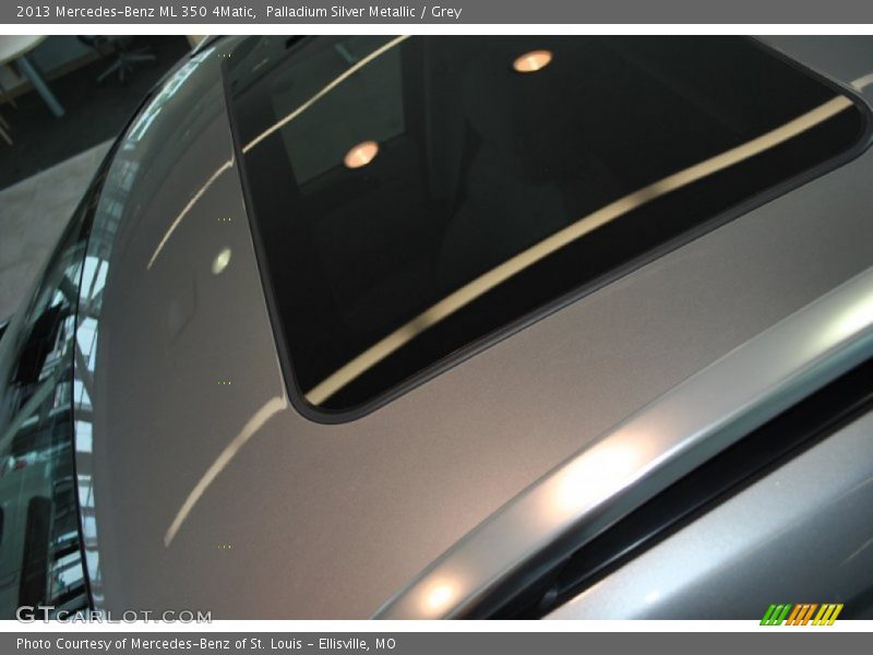 Palladium Silver Metallic / Grey 2013 Mercedes-Benz ML 350 4Matic